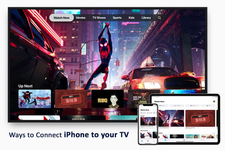 connect iphone to tv